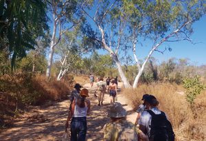 Walking the Lurujarri Dreaming Trail allows participants to experience the area’s landscape, unmediated by conventional frameworks.