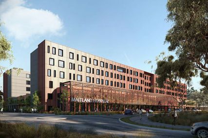 The proposed Maitland Hospital by BVN.