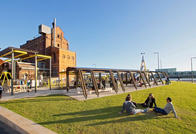 Port Adelaide Renewal: Hart’s Mill Surrounds by Aspect Studios. 