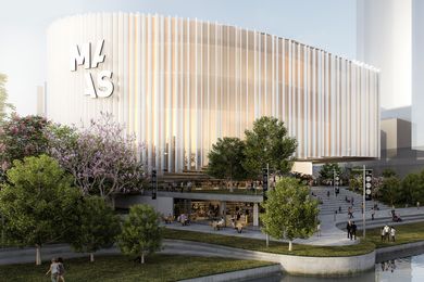 Indicative design for the proposed Powerhouse Museum in Parramatta.
