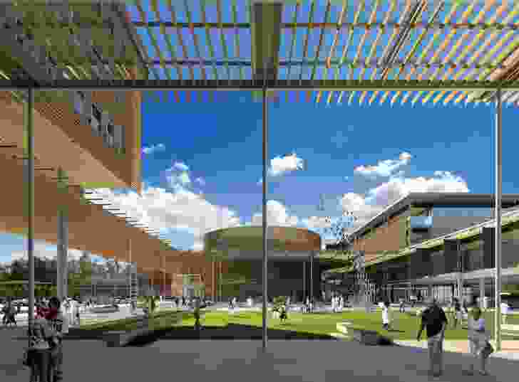 Sunshine Coast Public University Hospital by Sunshine Coast Architects – joint venture between Architectus and HDR Rice Daubney.