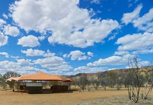 Nick’s Camp, near Simpsons Gap, named in honour of the late Nick Murcutt.