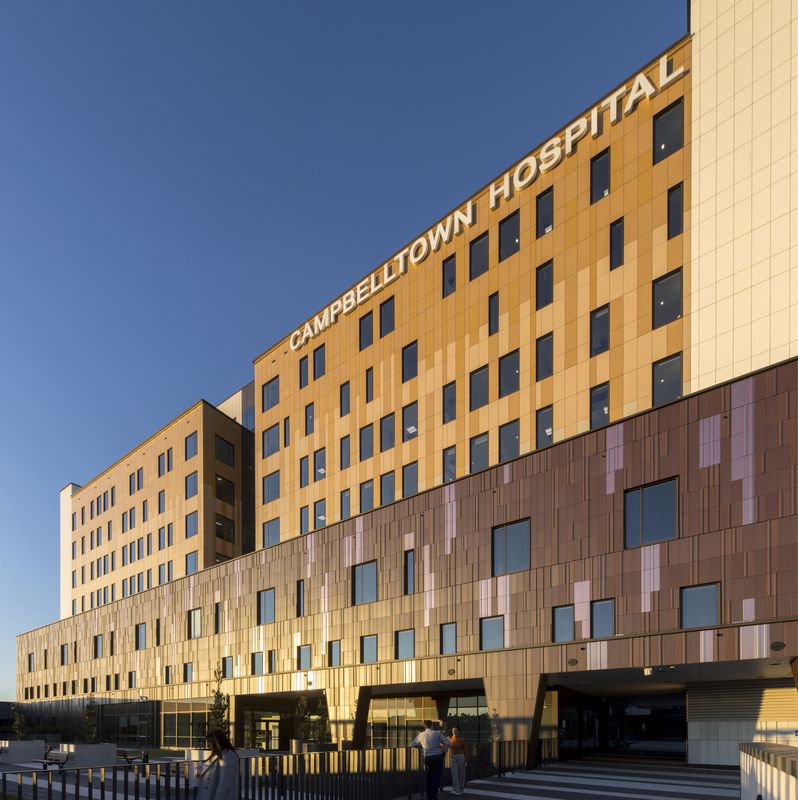 Campbelltown Hospital holistic healthcare building opens ArchitectureAu