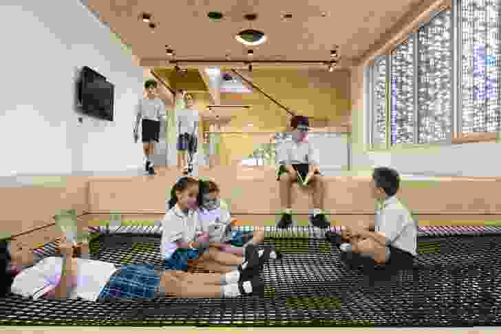 Our Lady of the Assumption Catholic Primary School by BVN, winner of the Milo Murphy Award for Sustainable Architecture at the 2019 NSW Architecture Awards.