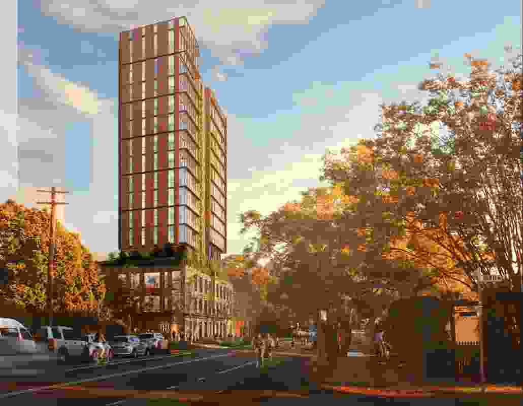 18-storey mixed-use tower proposed for 58 Anderson Street, Chatswood.