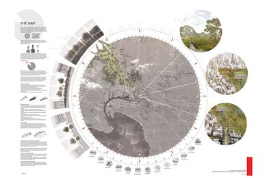 First place winner: "The Gap" by Marti Fooks, Claire Winsor, Suhas Vasudeva and Jacqueline Heggli