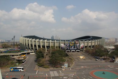 The Main Stadium at Jamsil Sports Complex.