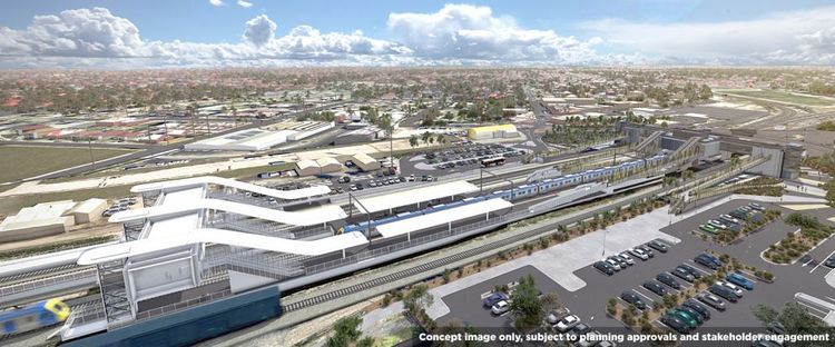 Station plans released for Melbourne Airport Rail | ArchitectureAu