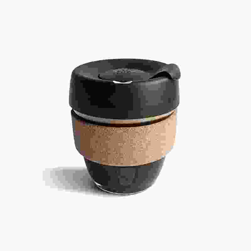 A KeepCup, a reusable coffee cup that was designed by the owners of a Melbourne cafe.