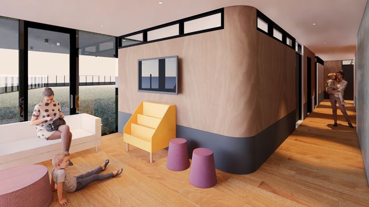 First look at designs for new Melbourne community hub | ArchitectureAu