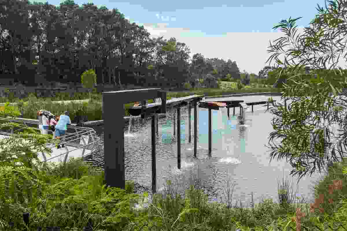 Sydney Park Water Re-Use Project by Turf Design Studio and Environmental Partnership with Alluvium, Turpin and Crawford Studio and Dragonfly Environmental.