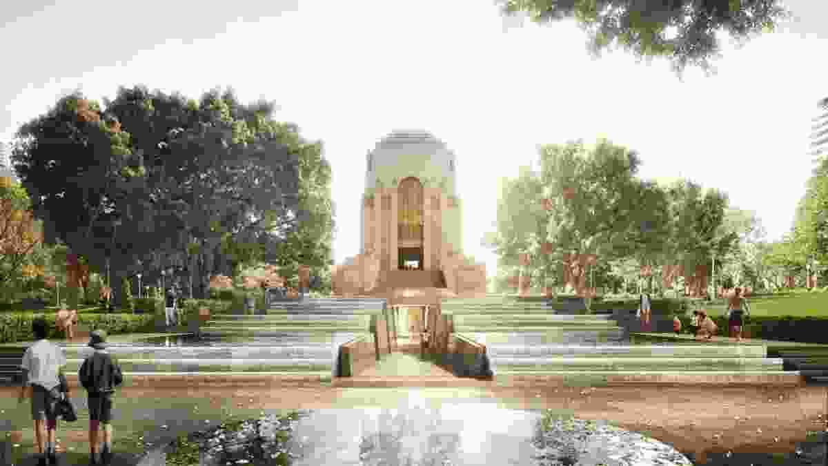 The redevelopment of Anzac Memorial Hyde Park by JPW and Government Architect NSW.