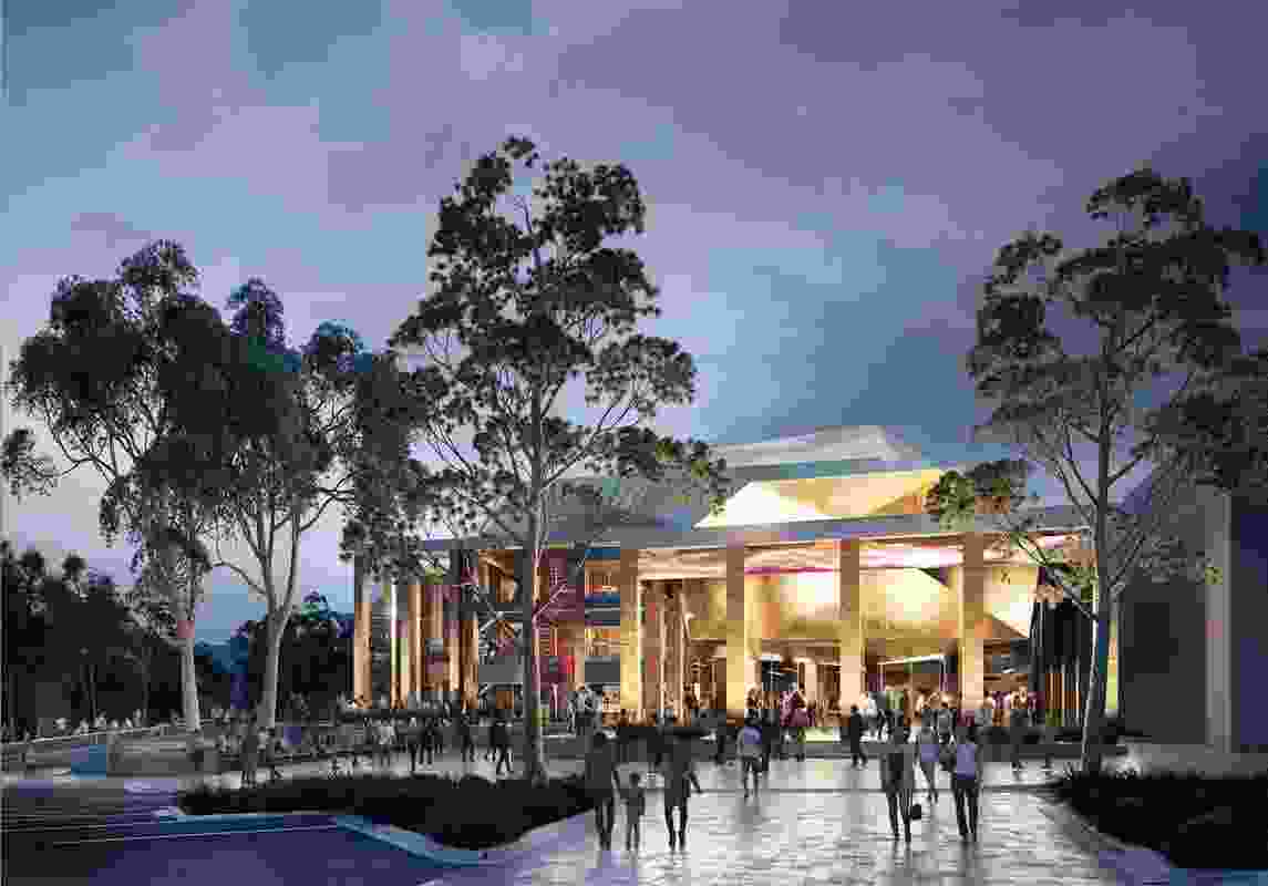 Proposal for the refurbishment of the Sutherland Entertainment Centre by FJMT.