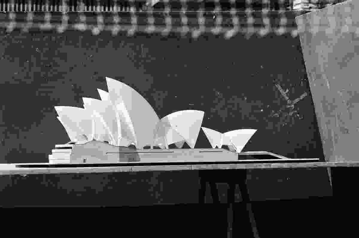A model of the Sydney Opera House.